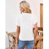 imageGRACE KARIN Womens Lightweight Summer Cardigan Sweater V Neck Button Down Open Front Crochet Knit Cropped Bolero ShrugsWhite