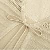 imageGRACE KARIN Womens Summer Sleeveless Cardigan Vest Lightweight Crochet Cardigan Casual Tie Front Beach Kimono CardigansBeige