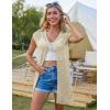 imageGRACE KARIN Womens Summer Sleeveless Cardigan Vest Lightweight Crochet Cardigan Casual Tie Front Beach Kimono CardigansBeige