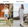 imageGRACE KARIN 2025 Women Short Sleeve Crochet Cardigan Summer Draped VNeck Bolero Shrug Sweater Hollow Out Beach Cover UpWhite