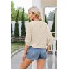 imageGRACE KARIN Womens Crochet Summer Cardigan Shrug 2025 Lightweight Open Front Hollowout Batwing Cardigan Sweater OutwearApricot