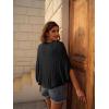 imageGRACE KARIN Womens Crochet Summer Cardigan Shrug 2025 Lightweight Open Front Hollowout Batwing Cardigan Sweater OutwearBlack