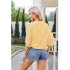 imageGRACE KARIN Womens Crochet Summer Cardigan Shrug 2025 Lightweight Open Front Hollowout Batwing Cardigan Sweater OutwearLight Yellow