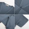imageGRACE KARIN Womens Summer Short Sleeve Cropped Cardigans Lightweight Crochet Bolero Shrug Open Front Shrot Bolero SweaterBlue
