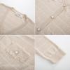 imageGRACE KARIN 2025 Womens Summer Cardigans Sweaters VNeck Long Sleeve Button Down Lightweight Knit CardiganApricot White