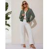 imageGRACE KARIN 2025 Womens Summer Cardigans Sweaters VNeck Long Sleeve Button Down Lightweight Knit CardiganGreen White