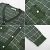 imageGRACE KARIN 2025 Womens Summer Cardigans Sweaters VNeck Long Sleeve Button Down Lightweight Knit CardiganGreen White
