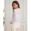 imageGRACE KARIN 2025 Womens Summer Cardigans Sweaters VNeck Long Sleeve Button Down Lightweight Knit CardiganPink White