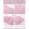 imageGRACE KARIN Women 2025 Short Sleeve Cropped Cardigan Trendy Lightweight V Neck Button Crochet HollowedOut Knit Shrug SweaterBlack