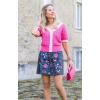 imageGRACE KARIN Womens Summer Cardigan Sweaters 2025 Short Sleeve Cropped V Neck Lightweight Textured Ribbed Sweaters TopsRose Red