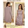 imageGRACE KARIN Sequin Dress for Women Knee Length Mother of the Bride Dresses Formal Dress Two Piece Dress with Chiffon JacketGray Purple