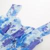 imageGRACE KARIN 2025 Womens Summer Floral Print Flowy A Line Maxi Dresses Sleeveless Smocked Off Shoulder DressBlue Flower