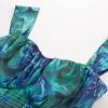 imageGRACE KARIN 2025 Womens Summer Floral Print Flowy A Line Maxi Dresses Sleeveless Smocked Off Shoulder DressGreen Blue