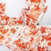 imageGRACE KARIN 2025 Womens Summer Floral Print Flowy A Line Maxi Dresses Sleeveless Smocked Off Shoulder DressWhite Orange