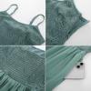 imageGRACE KARIN 2025 Eyelet Summer Casual Dresses for Women Spaghetti Strap Beach Sun Dress A Line Midi DressesGrey Green