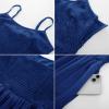 imageGRACE KARIN 2025 Eyelet Summer Casual Dresses for Women Spaghetti Strap Beach Sun Dress A Line Midi DressesRoyal Blue