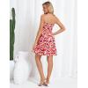 imageGRACE KARIN Summer Dresses for Women Beach Cover Ups 2025 Tube Strapless Floral Boho Print SundressRed Floral