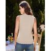 imageGRACE KARIN Women Sweater Vests Button Down Sleeveless Cardigan Casual V Neck Sweater Tops 2025 Spring Summer OutfitsBeige