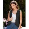 imageGRACE KARIN Women Sweater Vests Button Down Sleeveless Cardigan Casual V Neck Sweater Tops 2025 Spring Summer OutfitsBlack