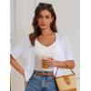 imageGRACE KARIN Womens Short Sleeve Shrug Sweaters Open Front Crochet Cardigan Lightweight Knit Bolero Jackets for DressesWhite