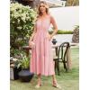imageGRACE KARIN Womens Summer Dresses 2025 Long Flowy Tiered Dress Boho Swing Sundress with PocketPink