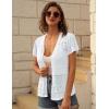 imageGRACE KARIN Womens Short Sleeve Cardigan 2025 Summer Crochet Cardigans for Women Lightweight Shrugs Sweaters TopsWhite