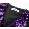imageGRACE KARIN Boys Sequin Vest Boys Formal Suit Vest for Party 512YPurple