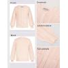 imageGRACE KARIN Girls Cardigan Long Sleeve Uniforms Knit Sweater Outerwear for KidsPink Apricot