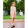 imageGRACE KARIN Girls Cardigan Long Sleeve Uniforms Knit Sweater Outerwear for KidsPink Apricot