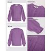 imageGRACE KARIN Girls Cardigan Long Sleeve Uniforms Knit Sweater Outerwear for KidsPurple