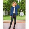 imageGRACE KARIN Girls Cardigan Long Sleeve Uniforms Knit Sweater Outerwear for KidsRoyal Blue