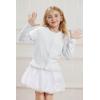 imageGRACE KARIN Girls Long Sleeve Cardigan Sweater Girls Button Closure Knitted Cable Cardigan 512YSnowwhite