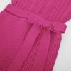 imageGRACE KARIN Girls Sweater Dress Cable Knit Long Sleeve Fall Winter Dress for Girl with Belt Sizes 614Hot Pink