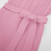 imageGRACE KARIN Girls Sweater Dress Cable Knit Long Sleeve Fall Winter Dress for Girl with Belt Sizes 614Medium Pink