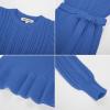 imageGRACE KARIN Girls Sweater Dress Cable Knit Long Sleeve Fall Winter Dress for Girl with Belt Sizes 614Royal Blue