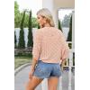 imageGRACE KARIN Womens Crochet Summer Cardigan Shrug 2024 Lightweight Open Front HollowOut Batwing Cardigan Sweater OutwearShrimp Pink
