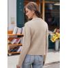 imageGRACE KARIN Women Sweater Blazer Casual Work Croppped Cardigan Lightweight Button Front Short Knit Blazer Jacket SXXLLight Khaki