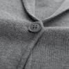 imageGRACE KARIN Women Sweater Blazer Casual Work Croppped Cardigan Lightweight Button Front Short Knit Blazer Jacket SXXLMedium Grey