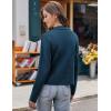 imageGRACE KARIN Women Sweater Blazer Casual Work Croppped Cardigan Lightweight Button Front Short Knit Blazer Jacket SXXLTeal Blue