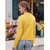 imageGRACE KARIN Women Sweater Blazer Casual Work Croppped Cardigan Lightweight Button Front Short Knit Blazer Jacket SXXLYellow