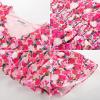 imageGRACE KARIN Womens 2024 Floral Summer Long Midi Dress V Neck Short Sleeve Ruffle Tiered Layered Boho Swing DressesRose Pink Floral