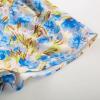 imageGRACE KARIN Womens 2024 Floral Summer Long Midi Dress V Neck Short Sleeve Ruffle Tiered Layered Boho Swing DressesYellow Blue Floral
