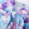 imageGRACE KARIN Womens 2024 Summer Beach Dress Floral V Neck Tie Front Spaghetti Strap Flowy Long Dress Boho Maxi DressBlue Purple Floral