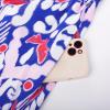 imageGRACE KARIN Womens 2024 Summer Beach Dress Floral V Neck Tie Front Spaghetti Strap Flowy Long Dress Boho Maxi DressBlue White Pink Floral