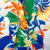 imageGRACE KARIN Womens 2024 Summer Beach Dress Floral V Neck Tie Front Spaghetti Strap Flowy Long Dress Boho Maxi DressYellow Green Blue Floral