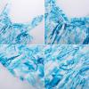 imageGRACE KARIN Womens 2024 Summer Floral Boho Dress Square Neck Strapped Swing A Line Beach Long Maxi DressBlue Ripple
