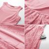 imageGRACE KARIN Womens Summer Sleeveless Tank Dress A Line Midi Dress Cotton Crewneck Casual Holiday Dress with PocketsLight Pink