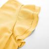 imageGRACE KARIN Womens V Neck Ruffle Sleeve Summer Dress 2024 Split Flowy Tiered Midi Dress Wedding Guest Cocktail DressesLight Yellowplain