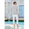 imageGRACE KARIN Casual Blazer for Men Slim Fit Mens Suit Jacket Lightweight Sport Coat Two ButtonLight Grey