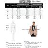imageGRACE KARIN Mens Shiny Sequin Blazer One Button Suit Jacket Shawl Lapel Tuxedo Party Dinner PromSilver